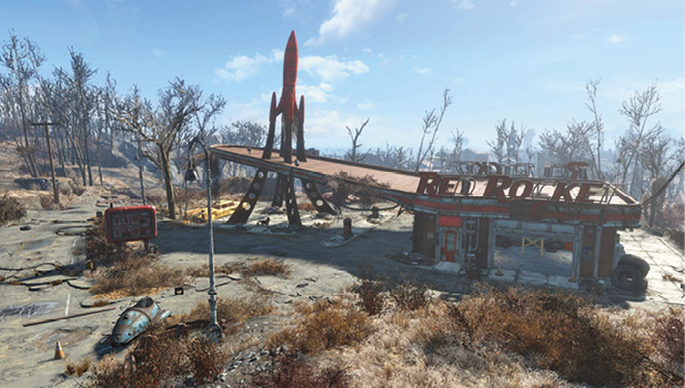 Fallout 76 гараж красная ракета как построить