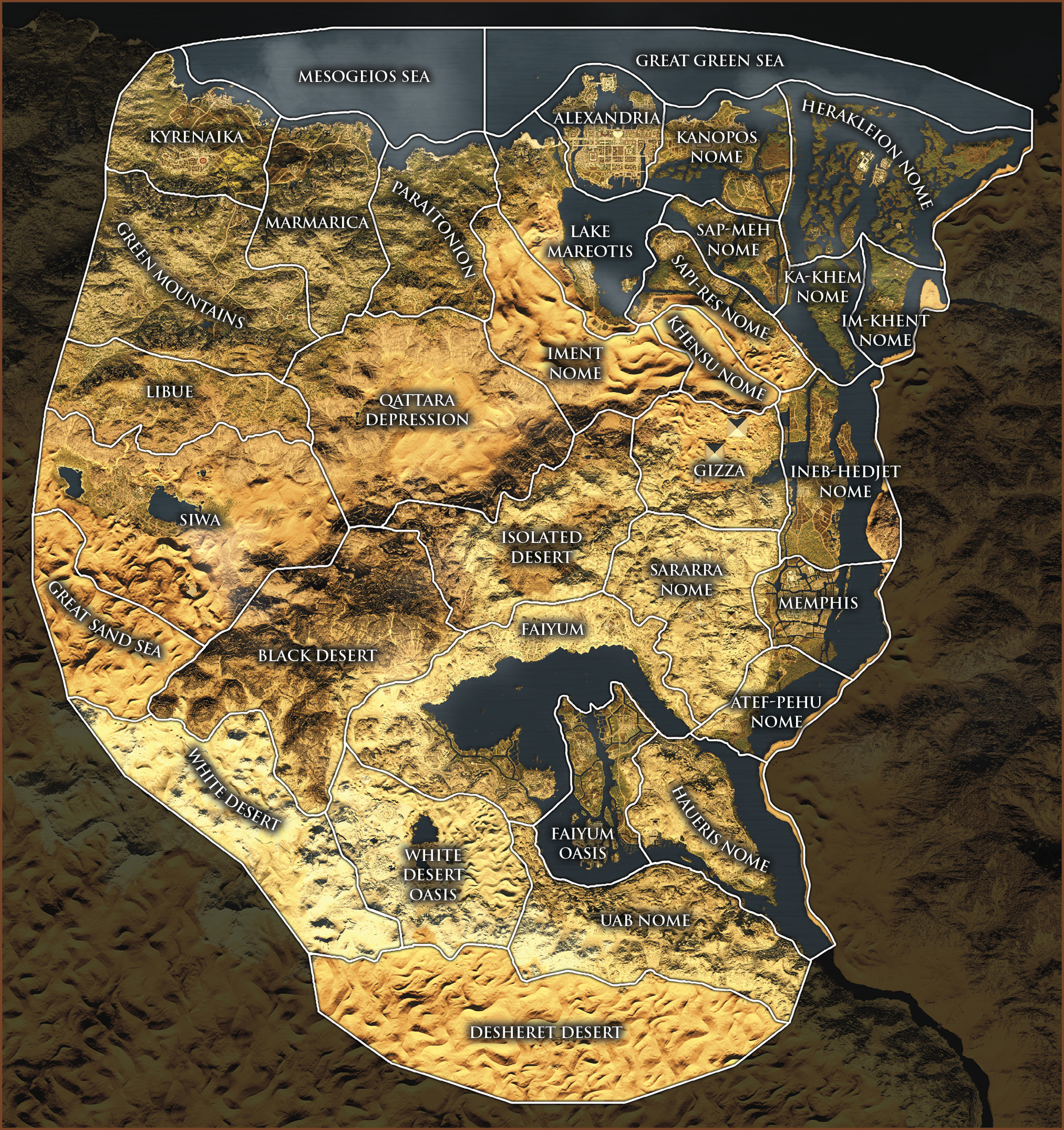 Assassins creed origins interactive map