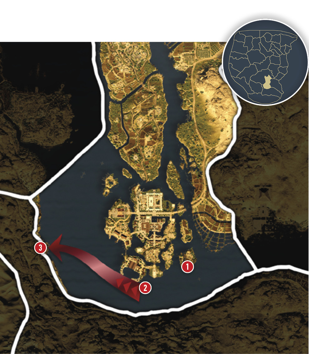 Карта кругов камней ассасин крид истоки
