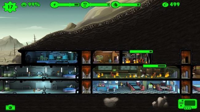 Fallout shelter комната разлива ядер колы