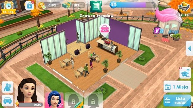 Karera V The Sims Mobile