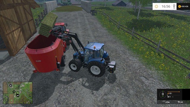 Техника для корма скота farming simulator 15