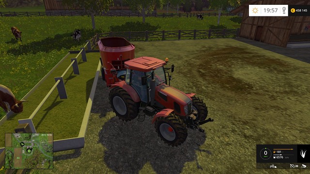Корм коров в фарминг симулятор 2015