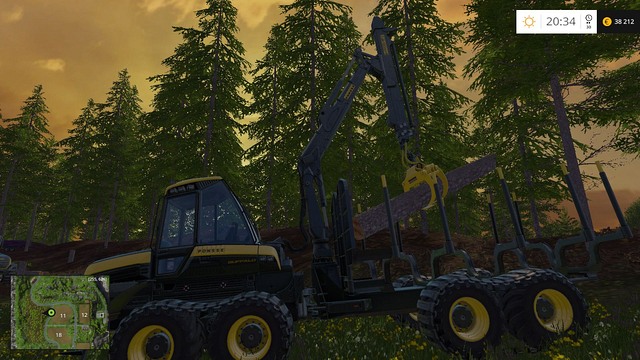 Как взять бревно в farming simulator 2015