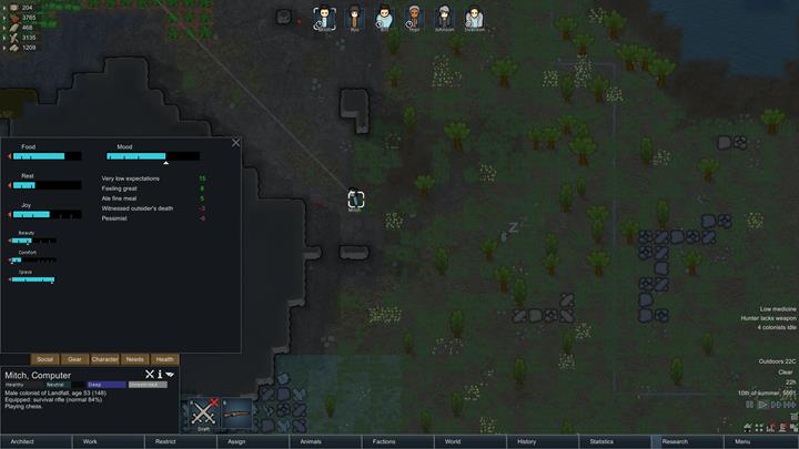 Как убрать толщу горной породы rimworld