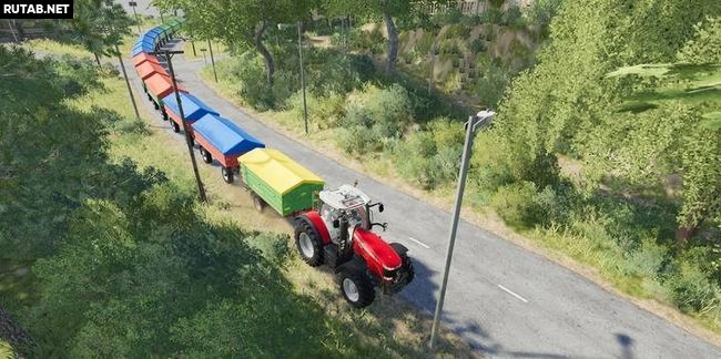 Как соединять полуприцепы в Farming Simulator 19?
