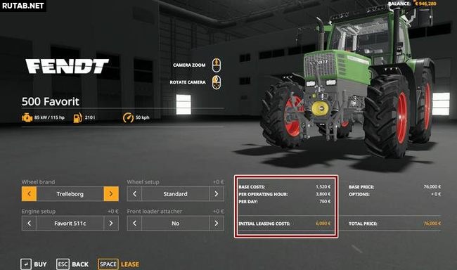 Как работает аренда в Farming Simulator 19?