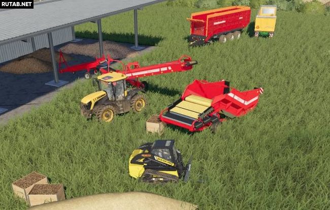 Хранение урожая в Farming Simulator 19