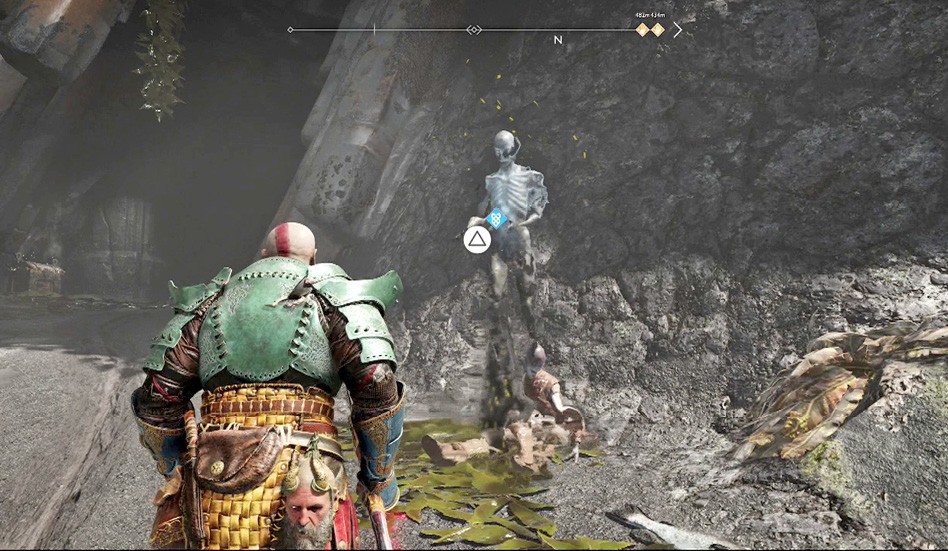 God of war забытые пещеры вороны