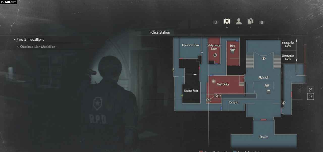 resident evil 2 interrogation room