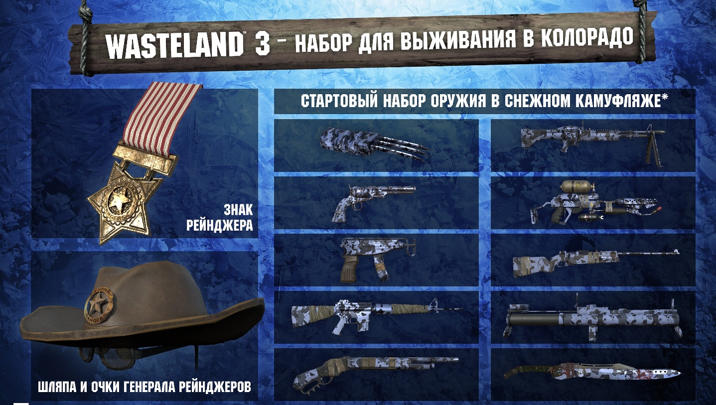 Оружие в Wasteland 3