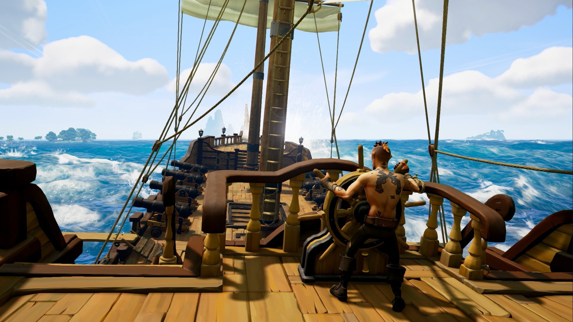 Sea of thieves залив затонувших кораблей загадка