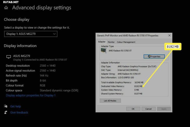 Как добавить видеопамяти из оперативной windows 10