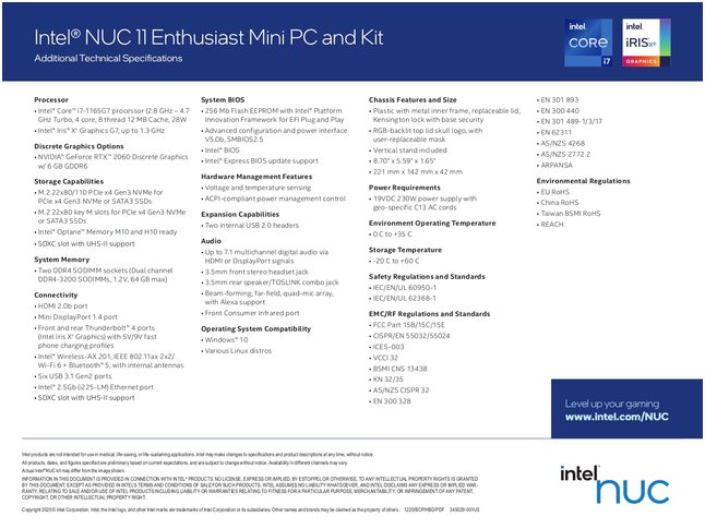 NUC 11 | Intel