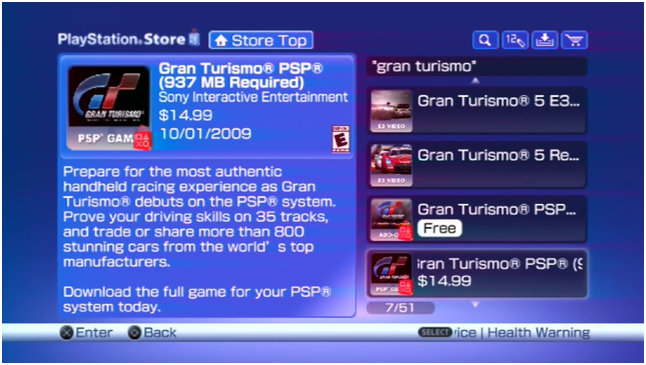 PS3 и PS Vita | PS Store