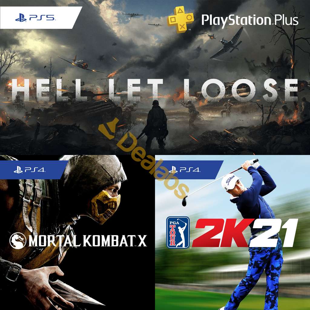 Утечка: PS Plus в октябре 2021 – Hell Let Loose, Mortal Kombat X и PGA TOUR  2K21