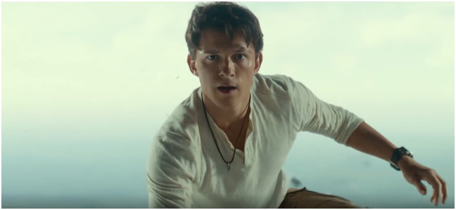 Полноценного фрагмент экранизации Uncharted с Томом Холландом / Том Холландом