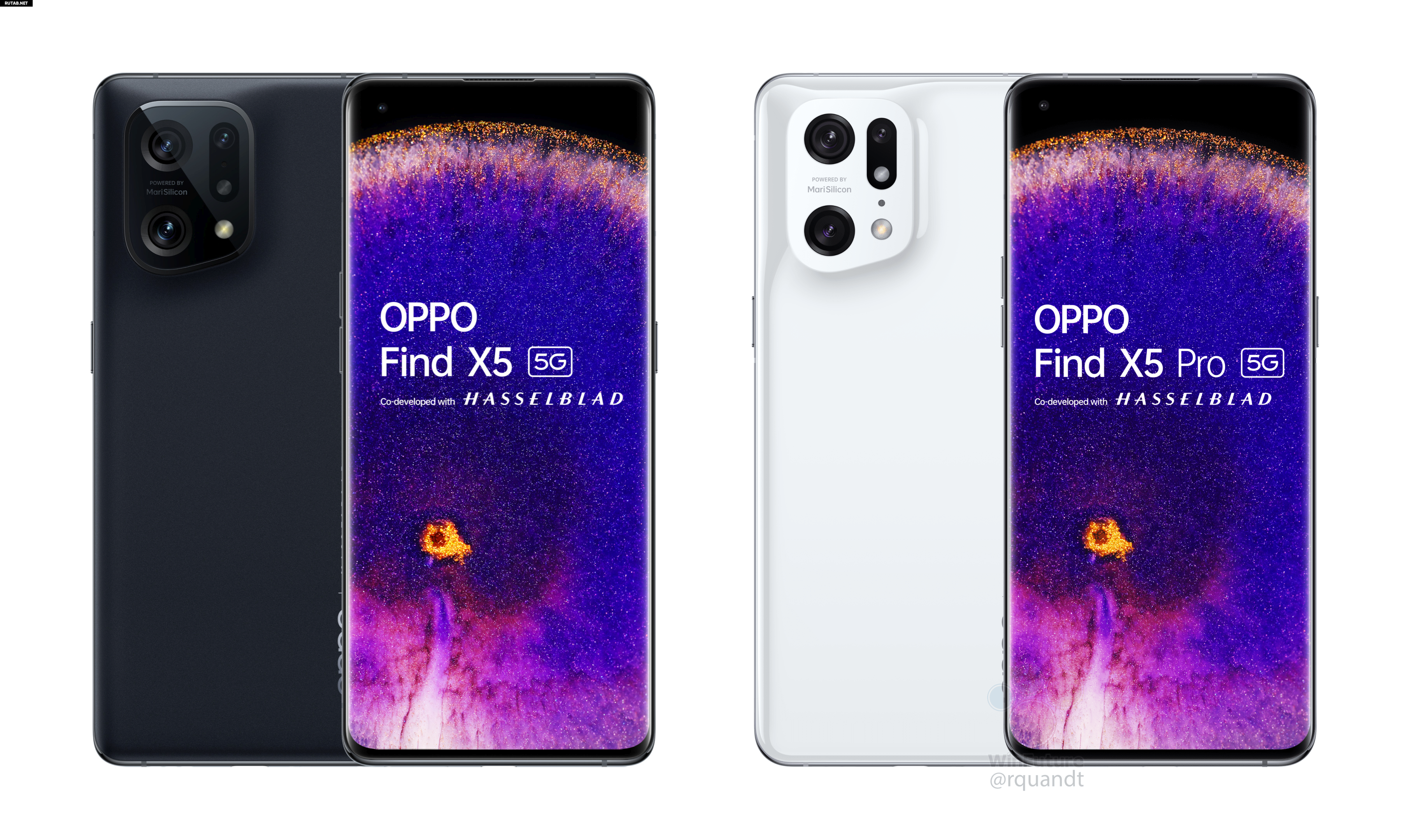 Спецификации смартфонов OPPO Find X5 и X5 Pro раскрыты