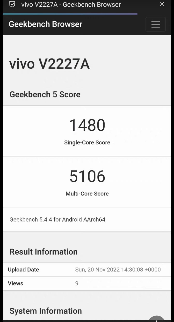 Флагманский смартфон Vivo X90 Pro+ набрал более 5100 баллов в многоядерном  тесте Geekbench