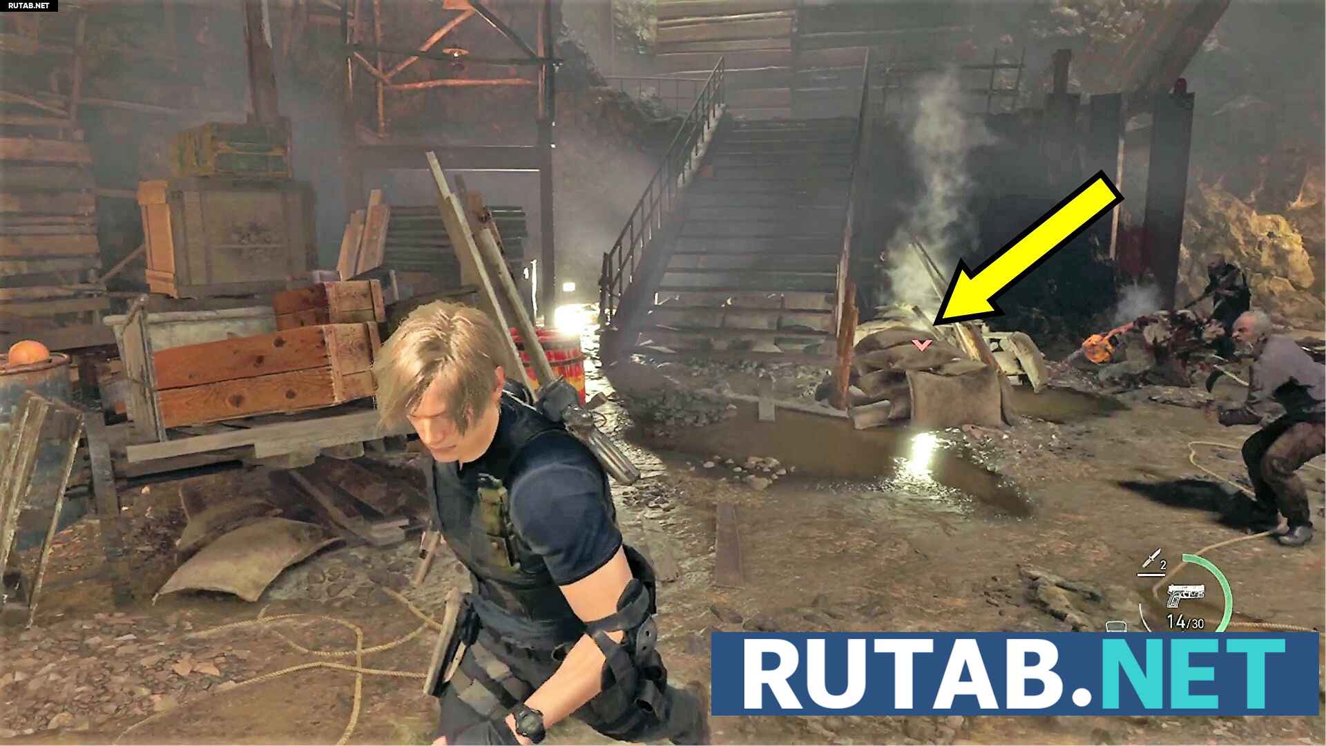 Resident Evil 4 - Глава 11: шахта, вагонетка, рой / Resident Evil 4 (2023)