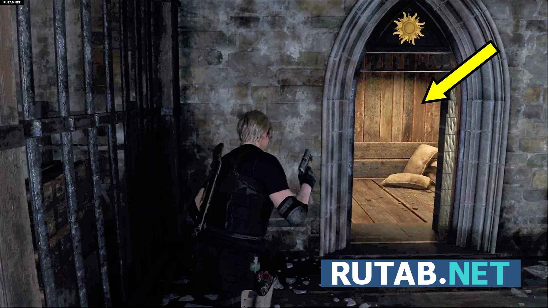 Resident Evil 4 - Глава 8: каменные скрижали, двери с луной и солнцем