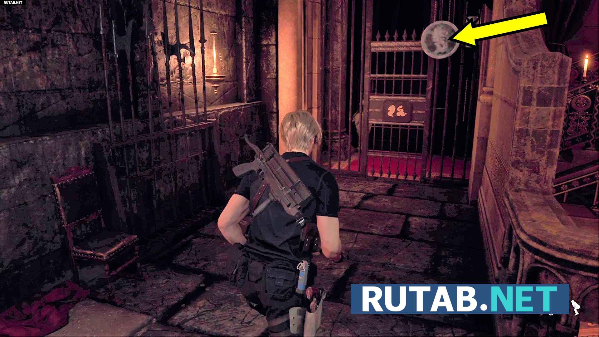 Resident Evil 4 - Глава 7: барельефы и мечи, Водный зал