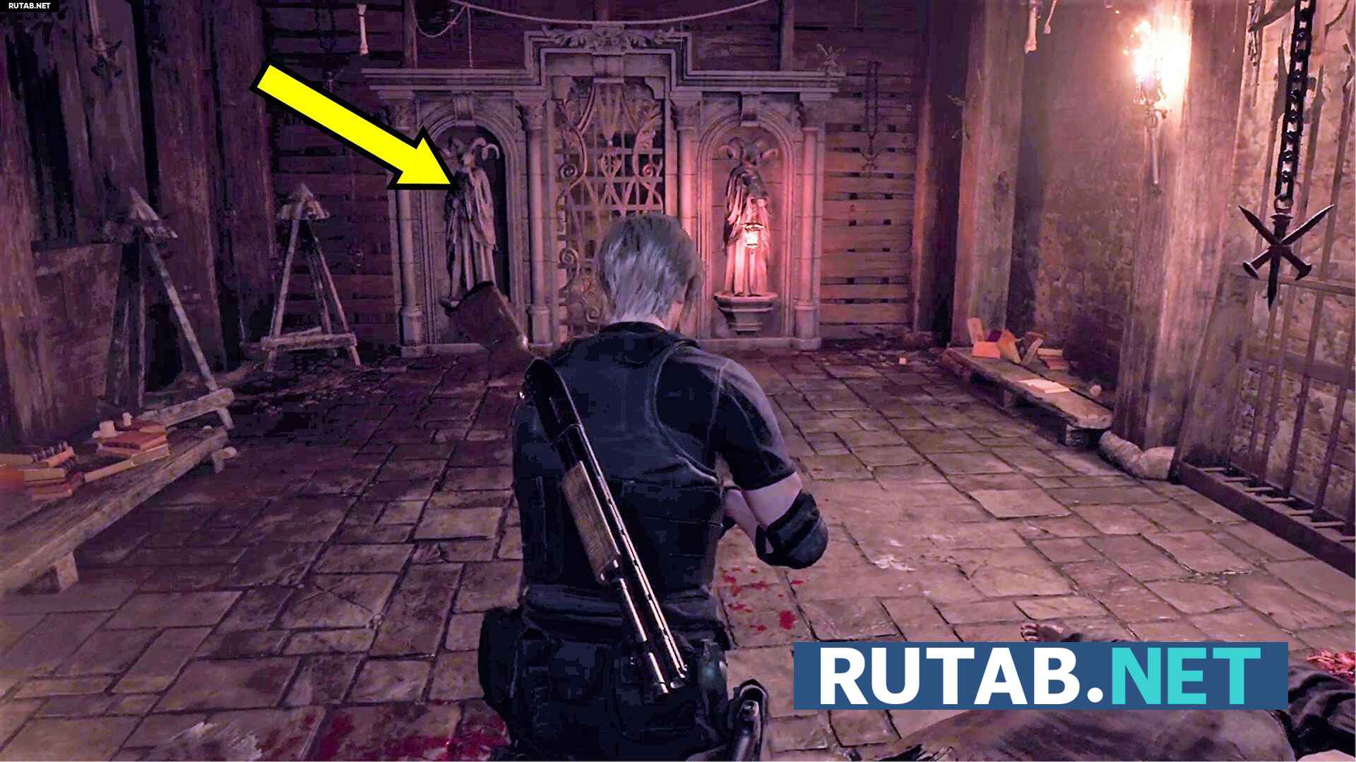 Resident Evil 4 - Глава 8: каменные скрижали, двери с луной и солнцем