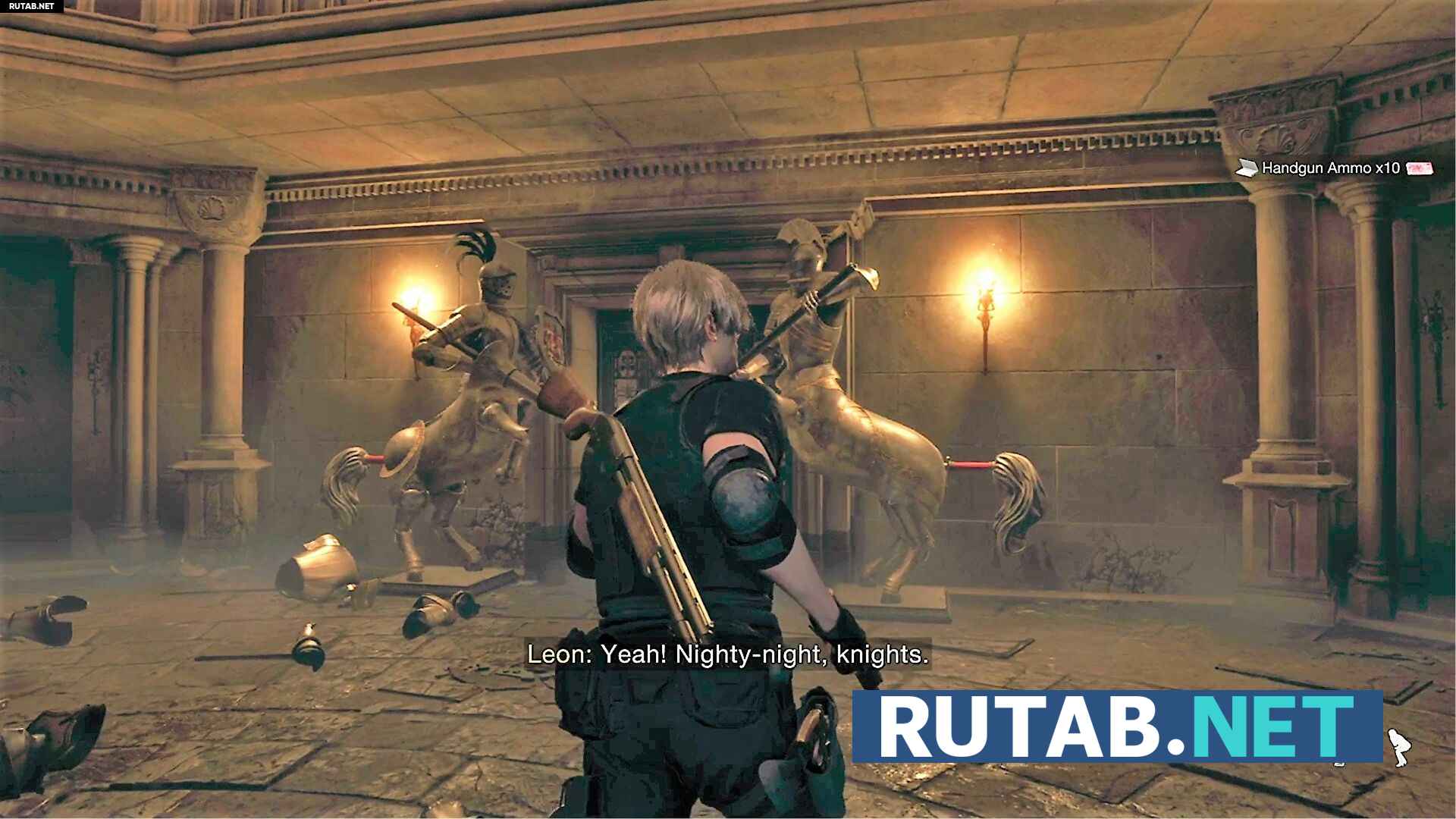 Resident Evil 4 - Глава 9: флаги, статуи, каменные головы