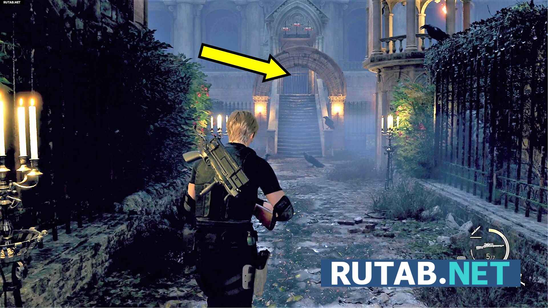 Resident Evil 4 - Глава 9: флаги, статуи, каменные головы