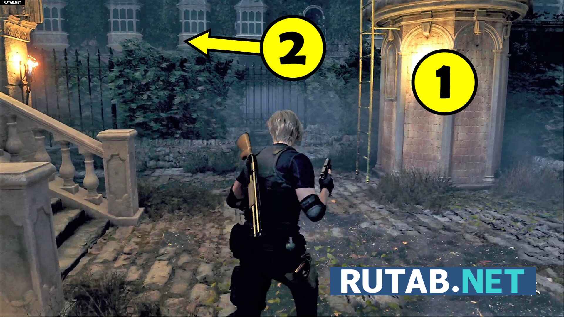 Resident Evil 4 - Глава 9: флаги, статуи, каменные головы