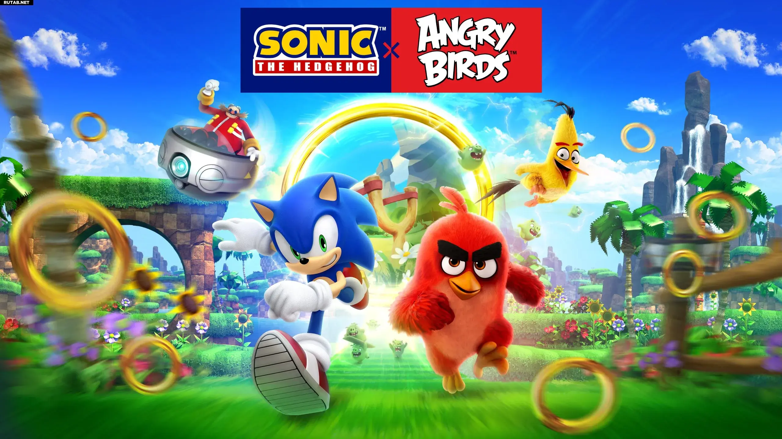 Кроссовер Sonic и Angry Birds стартует в пяти играх