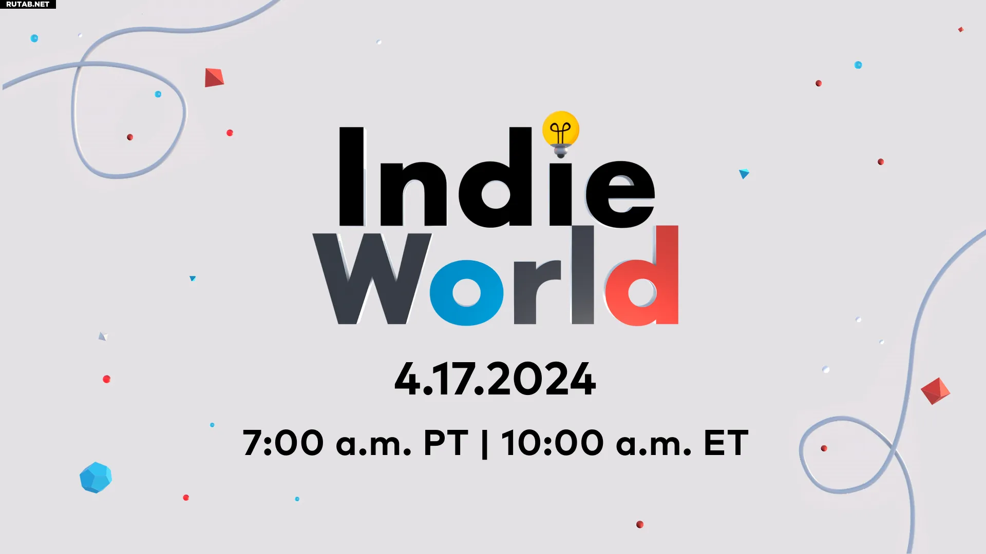 Выставка Nintendo Indie World назначена на 17 апреля