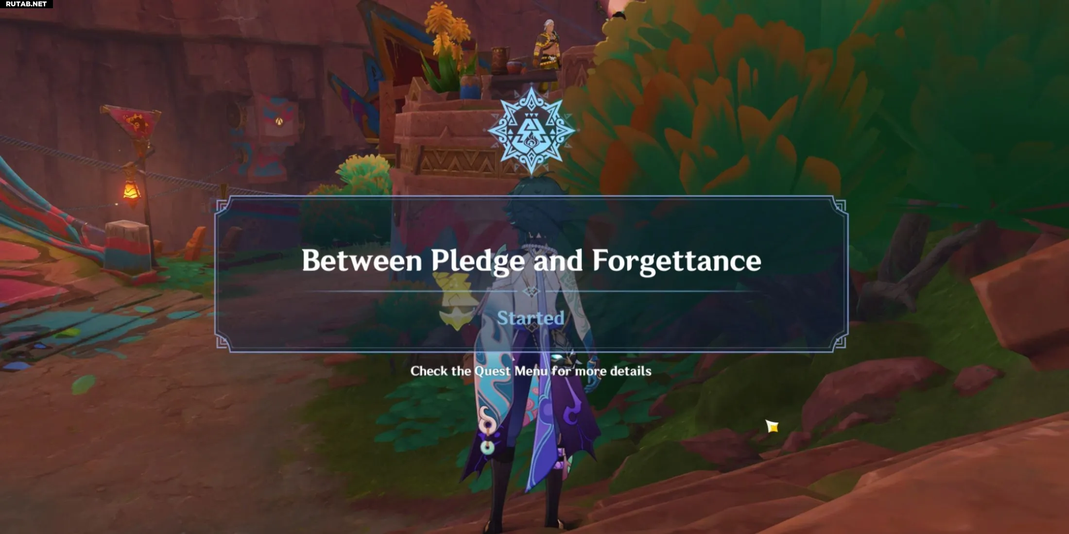 Between pledge and forgettance quest