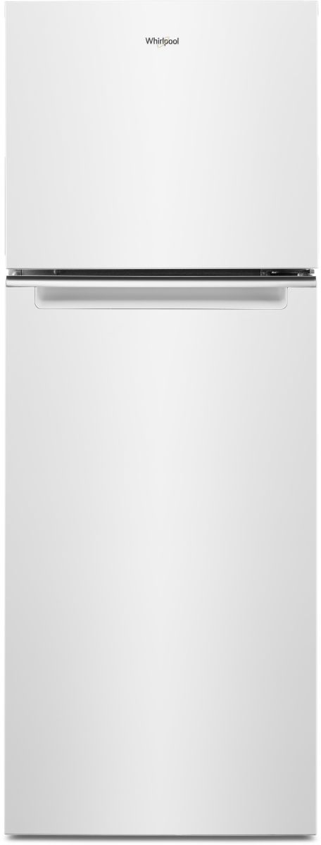 Whirlpool® 24-дюймовый холодильник с верхней морозильной камерой, 12.9 куб. футов, белый, встраиваемый