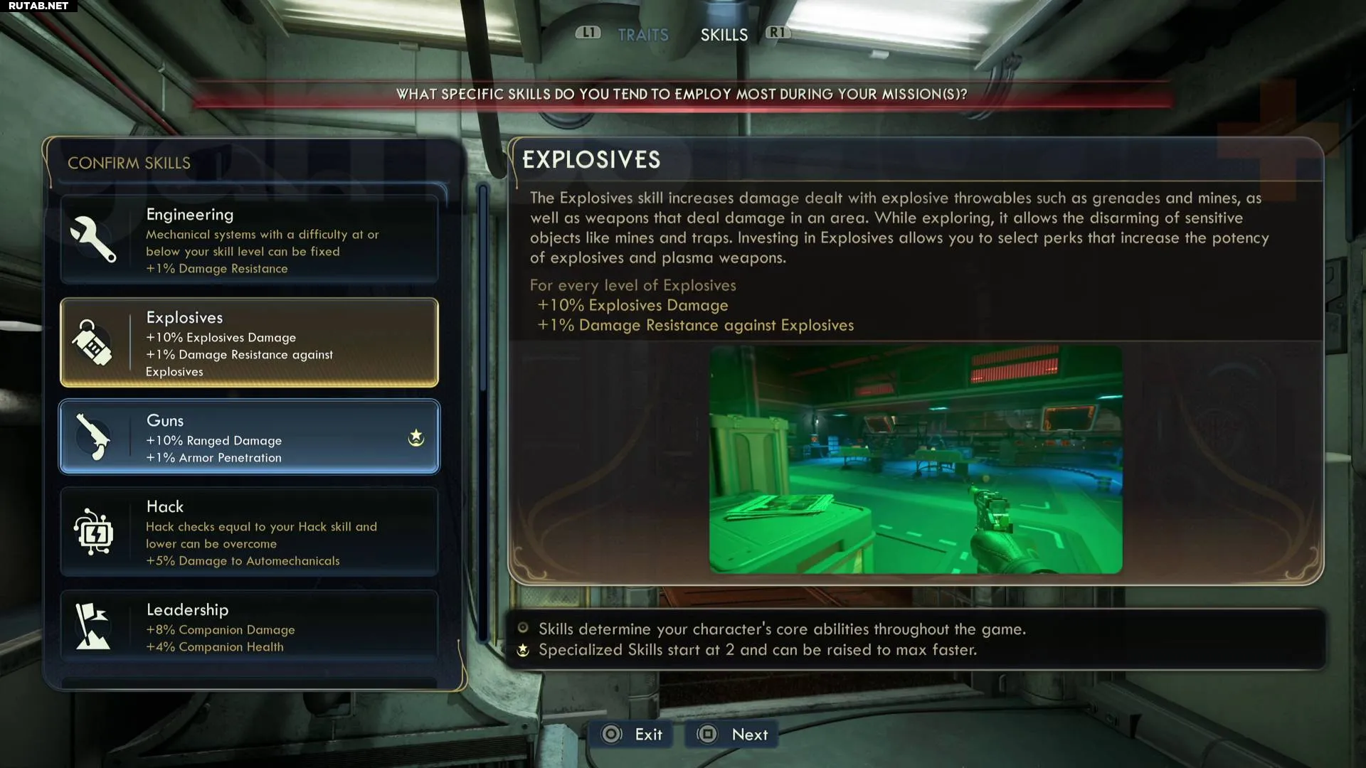 The Outer Worlds 2 respec skills