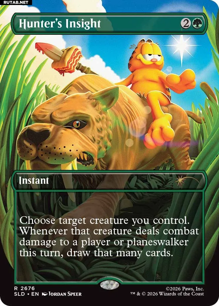 Гарфилд на карте Magic: The Gathering
