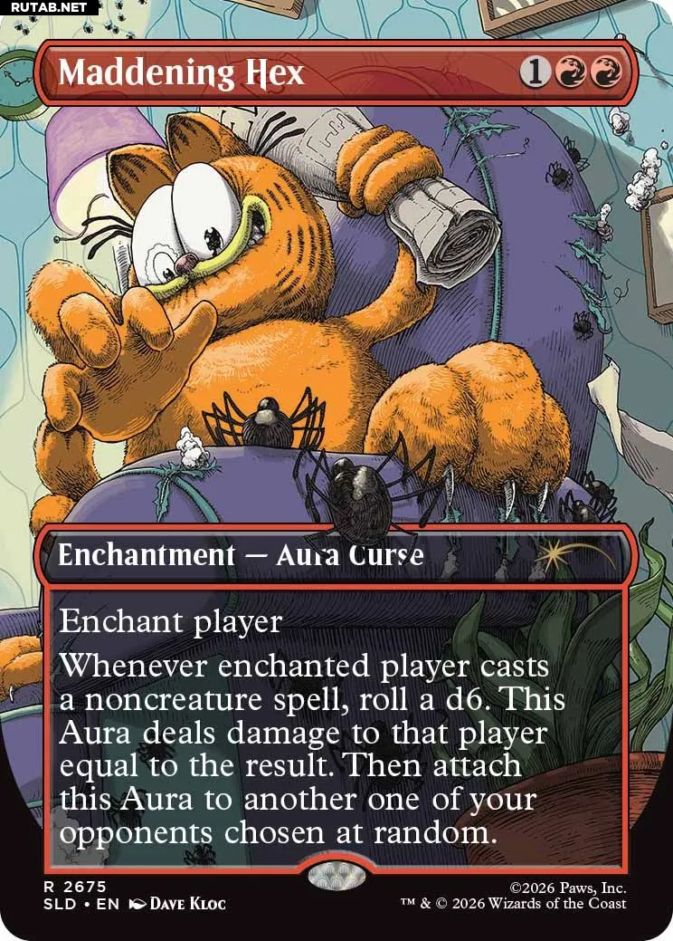 Гарфилд на карте Magic: The Gathering