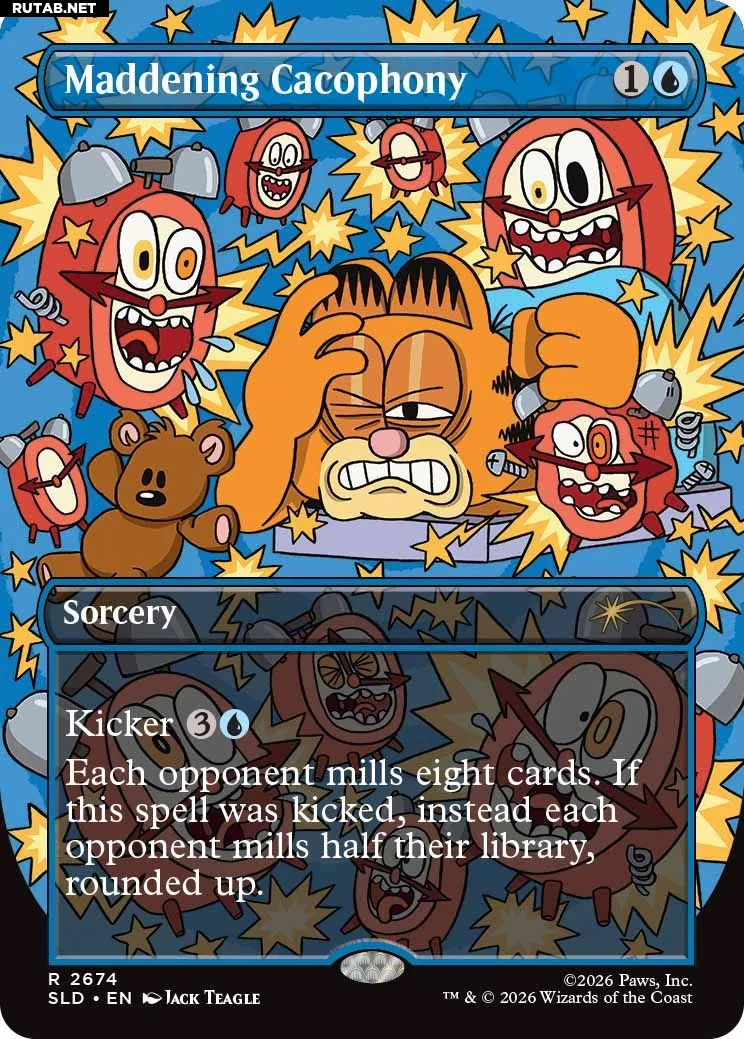 Гарфилд на карте Magic: The Gathering