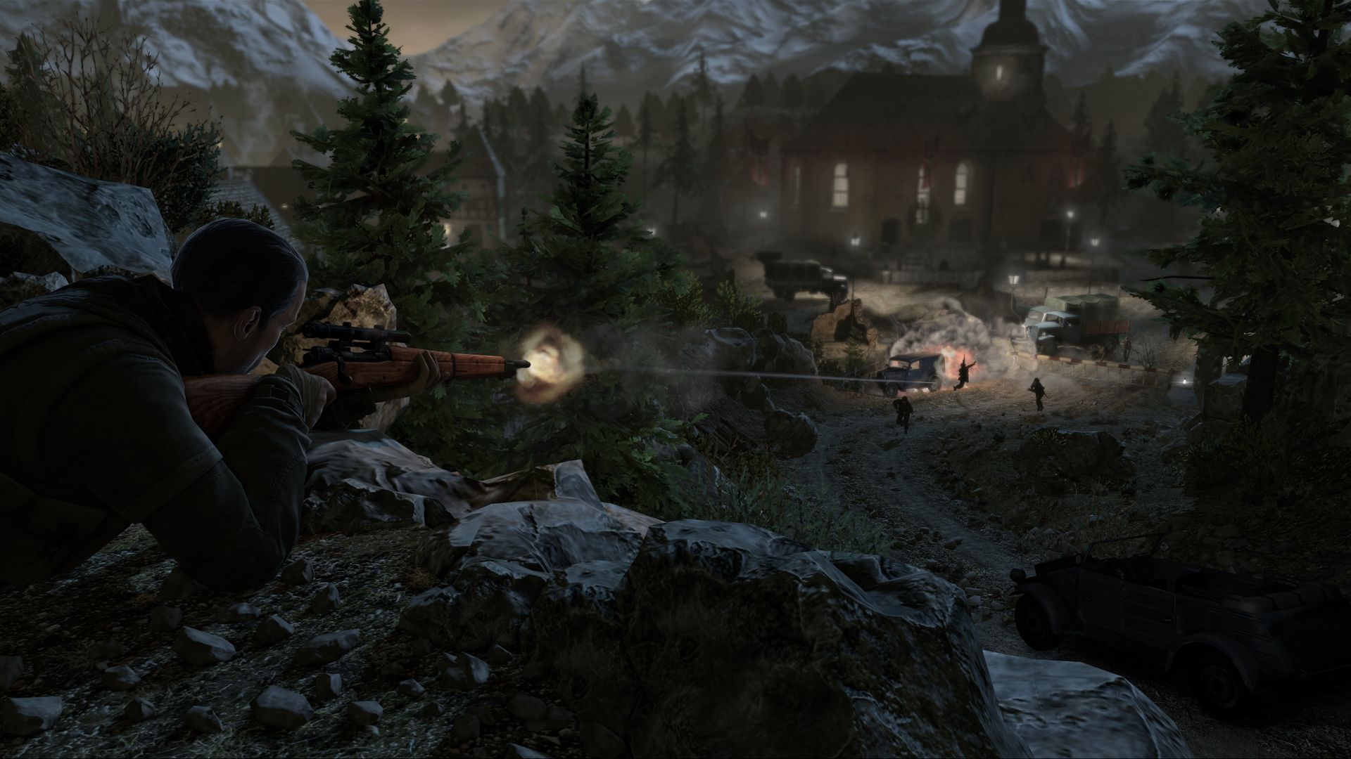 Лучшие игры снайпер на пк. Sniper Elite v2. Снайпер Элит 2. Sniper Elite v2 screenshots. Sniper Elite 5 Xbox.