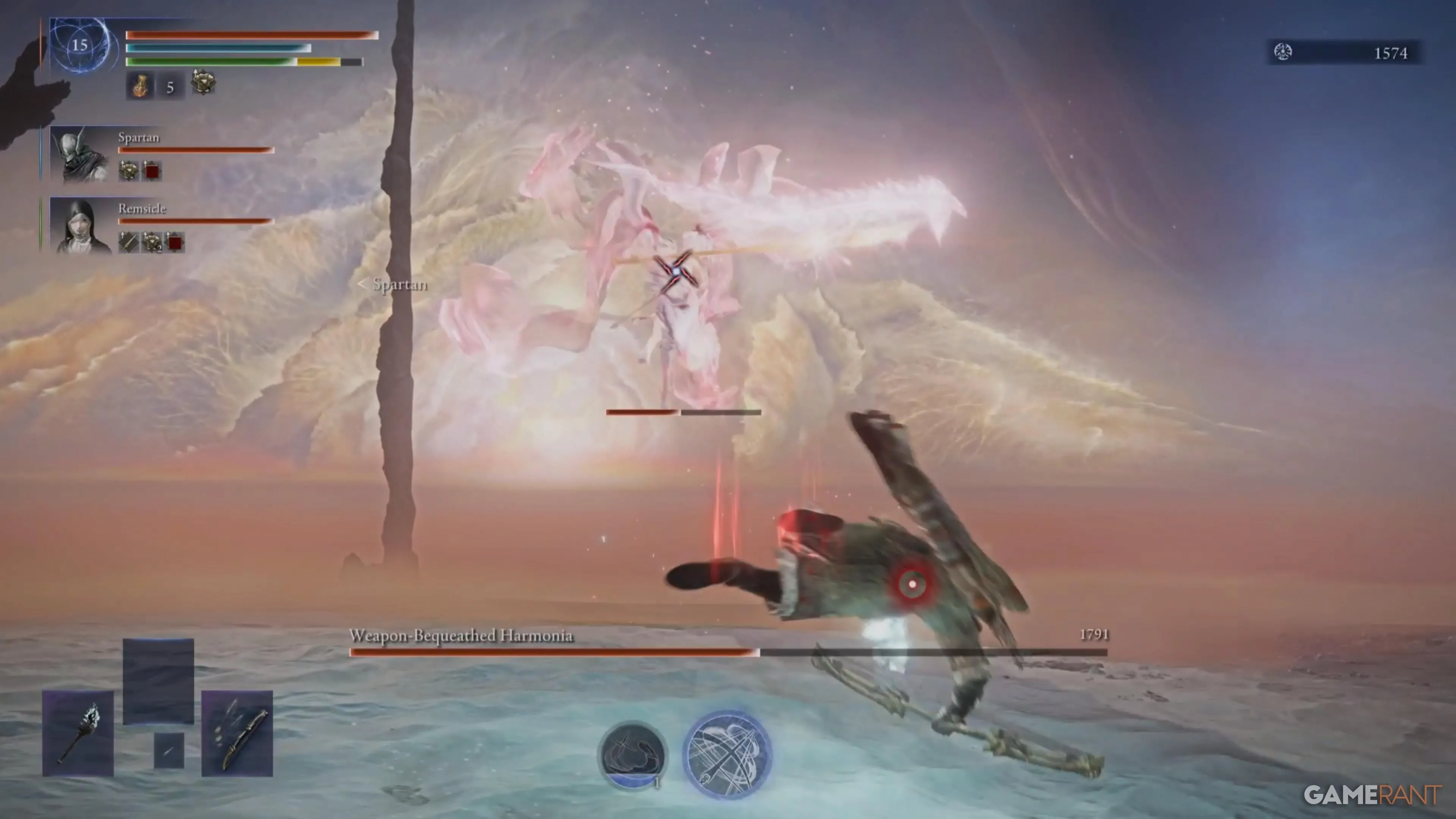 Усиленное комбо алебардой