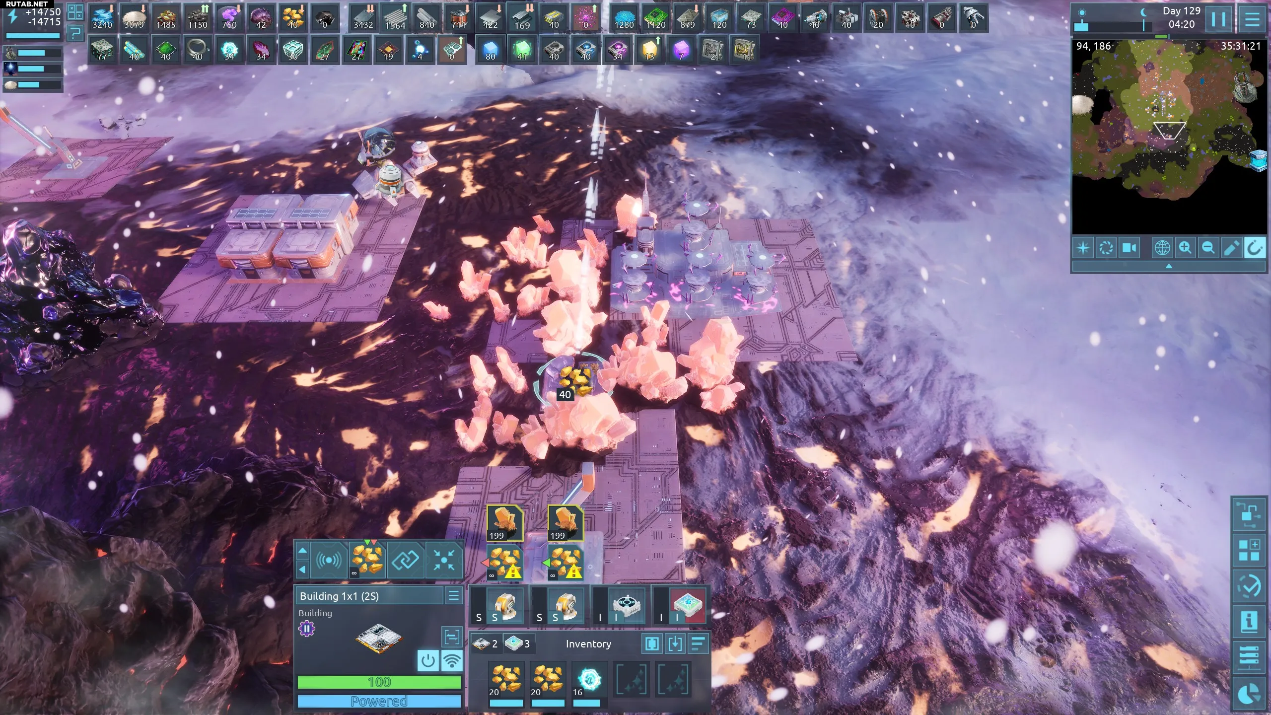 Схема возобновления Кристалла Порчи