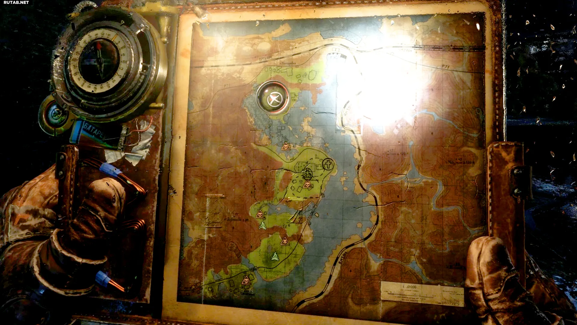 Карта Тайги в Metro Exodus