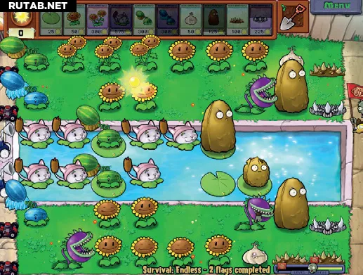 Plants vs. Zombies backyard strategy