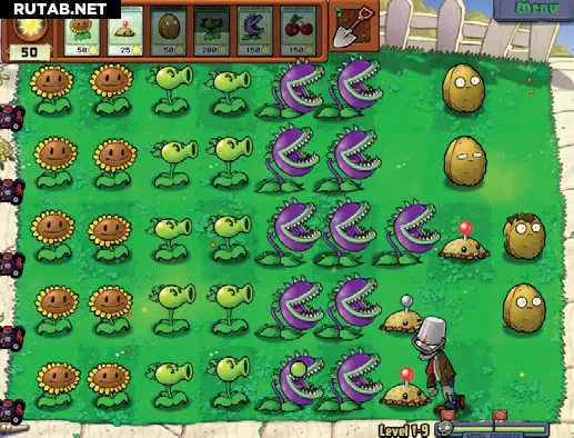 Plants vs. Zombies backyard strategy