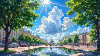 В Москве объявлен оранжевый уровень погодной опасности из-за аномальной жары