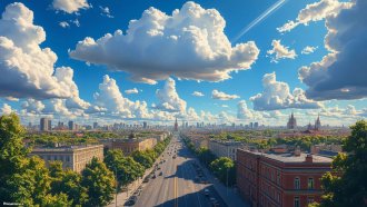 «Оранжевый» уровень погодной опасности в Москве продлен до 15 июля