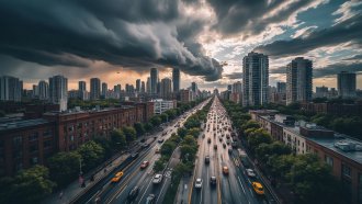 В Воронежской области ввели режим ЧС из-за урагана и града