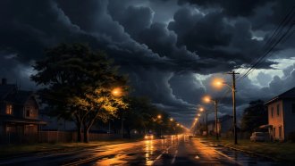 Белогорск в Амурской области остался без света после урагана