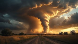 В США сформировался разрушительный огненный смерч