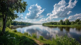 Температура воды в Волге у Самары достигла +23°C